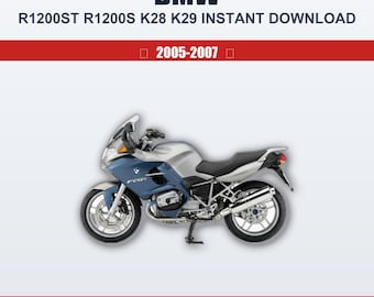 BMW R1200ST R1200S Workshop Service Workshop Manual 2005 2006 2007 K28 K29 Professional Guide Maintenance Guide