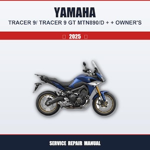 Yamaha Tracer 9 Manual - Etsy