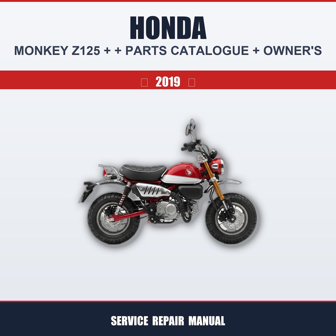 Honda Monkey Z125 (2019+) Workshop Service Guide + Parts Catalog +
