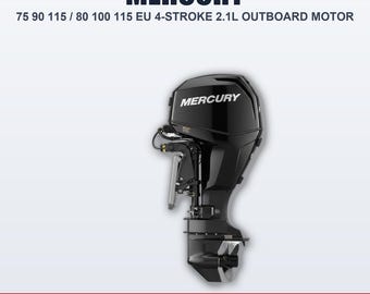 Manual de taller de servicio del motor fueraborda Mercury 75 90 115 / 80 100 115 EU de 4 tiempos y 2,1 L Guía profesional