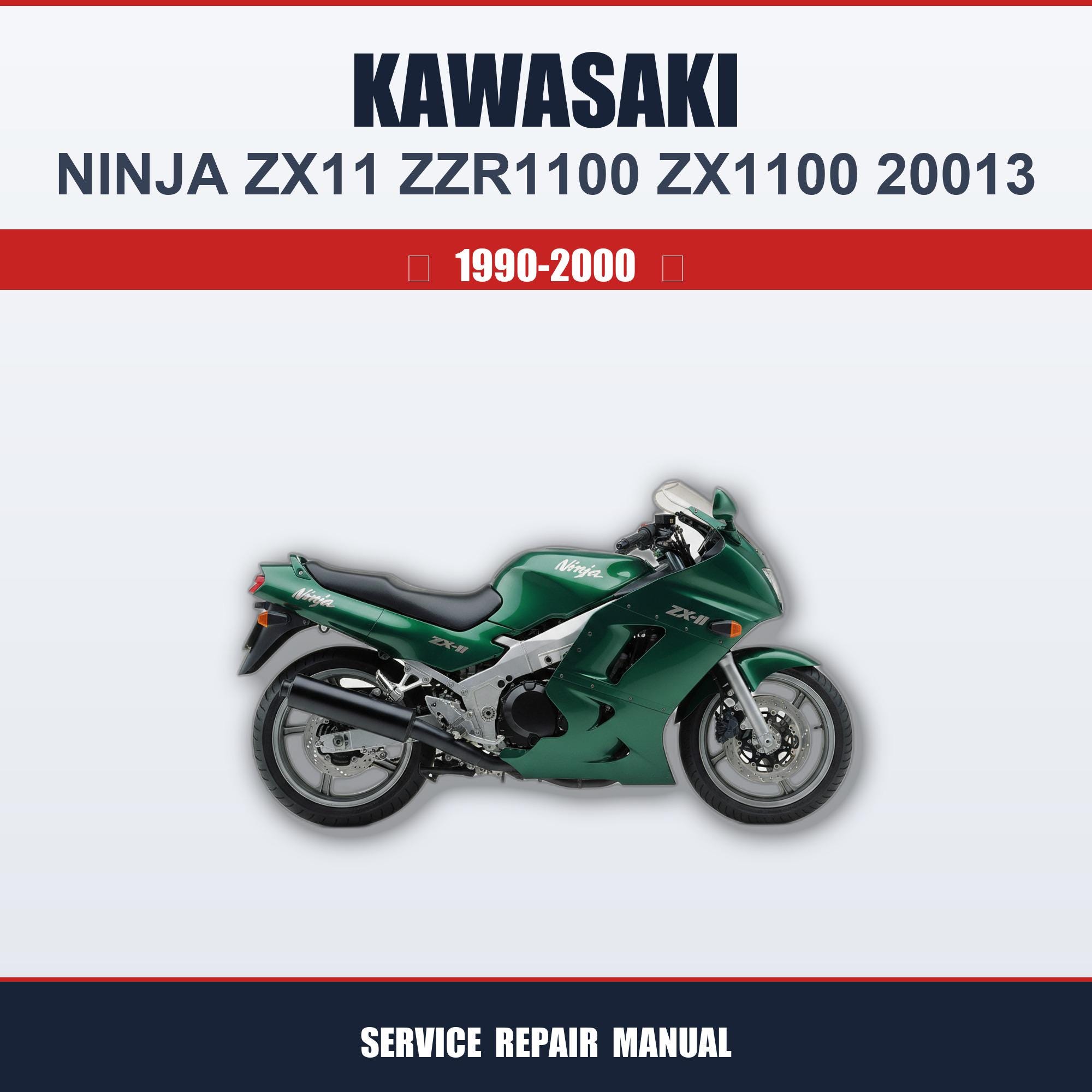 KAWASAKI ZX11 ZZR1100C サービスマニュアル Kawasaki Zzr 