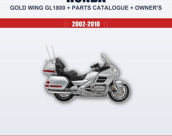 Guía de servicio del taller Honda Gold Wing GL1800 (2002-2010) + Catálogo de piezas + Manual del propietario Manual de taller