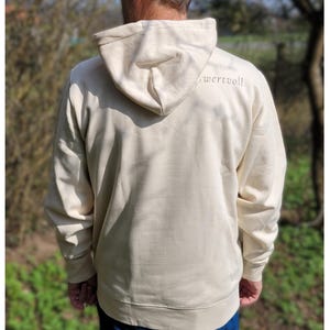 Organic hoodie with back print | Statement hoodie for a better life | Hoodie with meaning | Sustainable unisex hoodie | Gift with depth image 5