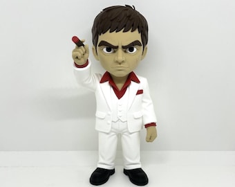Tony Montana Figur | Scarface Sammel Figur | Sag Hallo zu meinem kleinen Freund Statue | Mafia Boss Dekor | Film Fan Geschenk