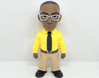 Gus Fring Figur | Breaking Bad Sammelfigur | Los Pollos Hermanos Boss Statue | TV Serie Decor | Geschenk für Fans