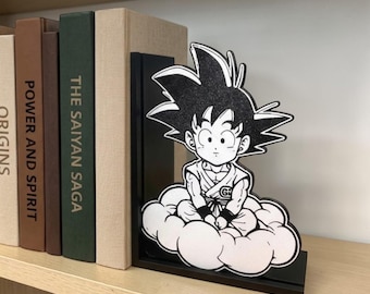Anime Cloud Scene Bookend | Manga Character Shelf Decor, Otaku Gift