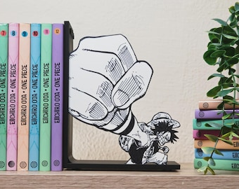 Kasperpuppe Anime Buchstütze | Manga inspirierter Buchhalter | Unikat für Anime Fans
