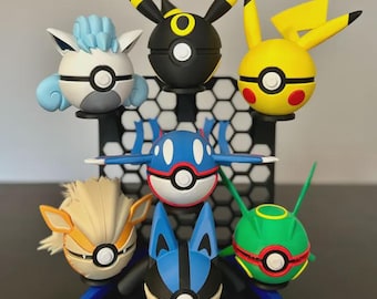 Benutzerdefinierte Pokemon Pokeball - 3D gedruckter Charakter Design - Einzigartiges Anime Display Sammlerstück Geschenk