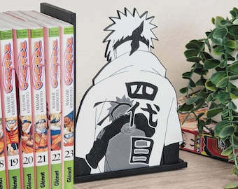 Anime ninja boekensteun | Mangaplankdecor, op anime geïnspireerd boekenplankdecor en mangaboekhouder
