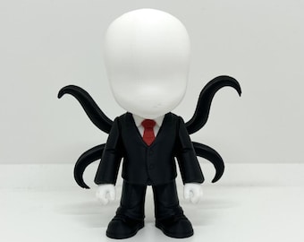 Slenderman Figur | Slender Man Sammelfigur | Creepypasta Horror Statue | Dark Horror Dekor | Gruseliges Geschenk für Fans