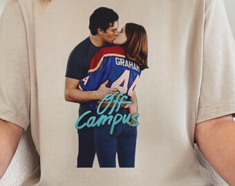 Camiseta de hockey Graham 44, camiseta de romance de hockey, camiseta Off Campus, Baby Now That, camiseta de jugador de hockey ficticio
