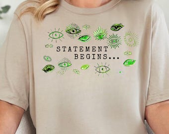 Pegatinas de entidades del miedo de The Magnus Archives, Jonathan Sims, El ojo, La espiral, La desolación, Podcast de ficción, Camiseta Statement Begins