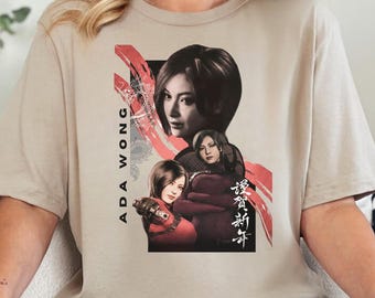 Ada Wong Tshirt, Perfect Gift For Gaming, Requiem Tee, Perfect Gift For Gaming Enthusiasts