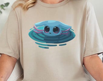 Rain World Slugcat Unisex Shirt, Gamer Gift, Lizard Shirt, Indie Video Game Tee, Survival Game Merch, Geek Tees, Rainworld Slug Cat Apparel