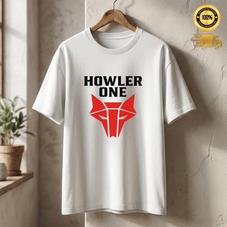 Red Rising Howler One Red Rising Howler Tee, Wolf Logo T-shirt, Darrow Inspired Tee Gift ...