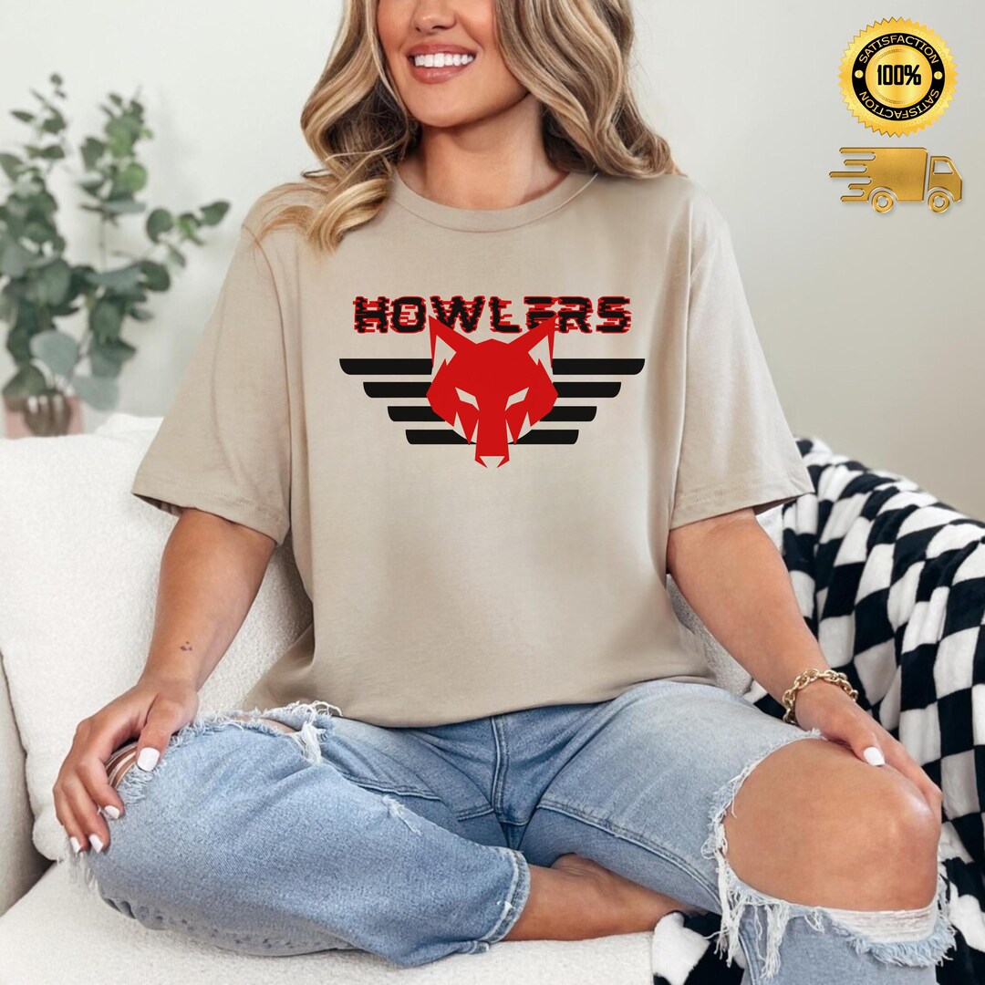 Red Rising Howlers Merch Howlers Wolf Head Tee, Red Rising Shirt, Pierce Brown Fan, Bookish ...