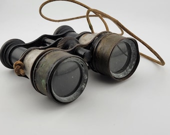 Antique WW1 German Binoculars - Original 1914-18 Military Collectible for Yachting & Reenactment