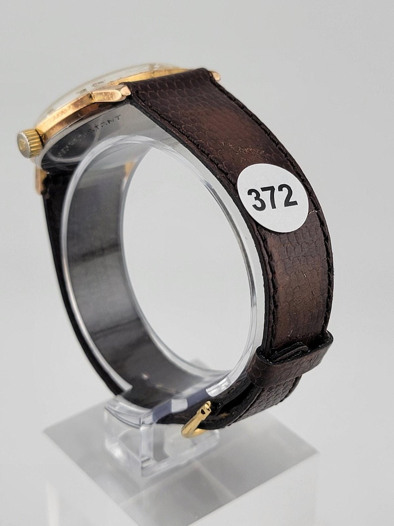 1960s Zodiac Automatic Gold Plated Men's Watch - Vintage Timepiece image 6