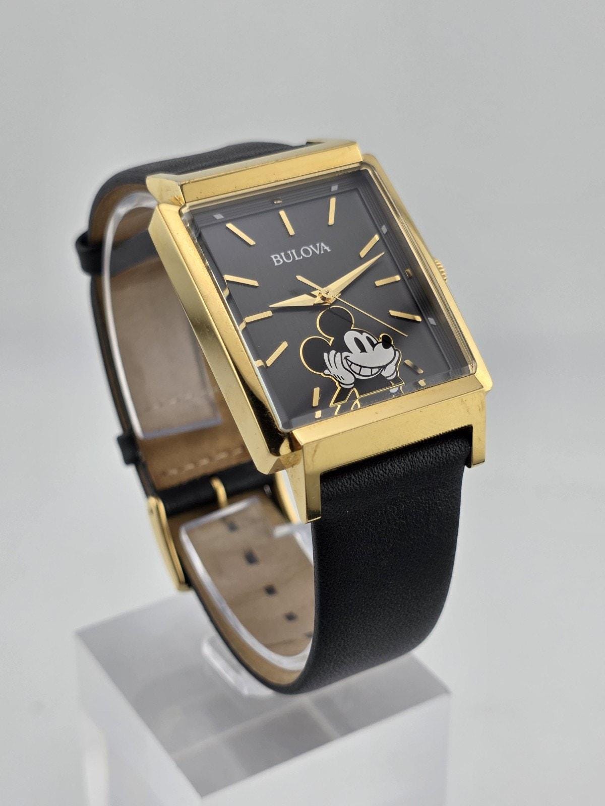 Bulova Mickey Mouse Watch - Etsy