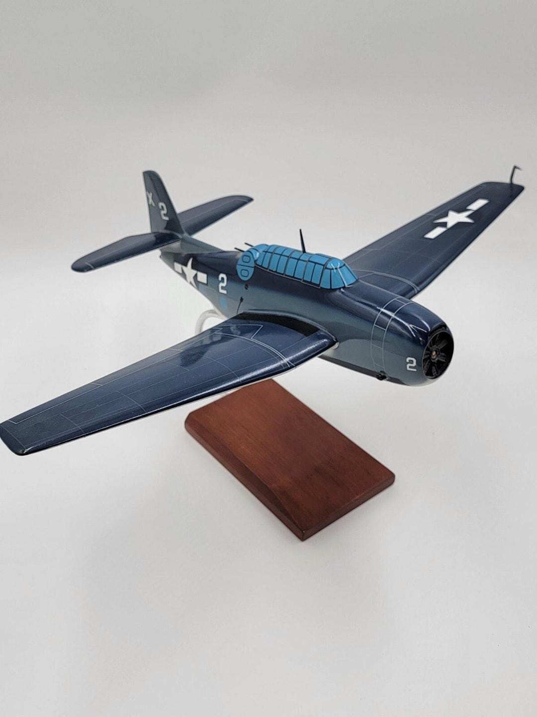 Tbm Model Display Vintage Collectible Mastercarft TBF/TBM-3 Avenger USN Model 1/32 W ...
