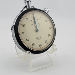 Vintage Heuer Split-Sekunden-Chronograph - 1/100-Minuten-Timer