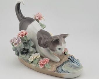 NAO by Lladro 磁器製 猫の置物 - Etsy 日本