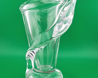 Blue Crystal Vase With 24% Lead 