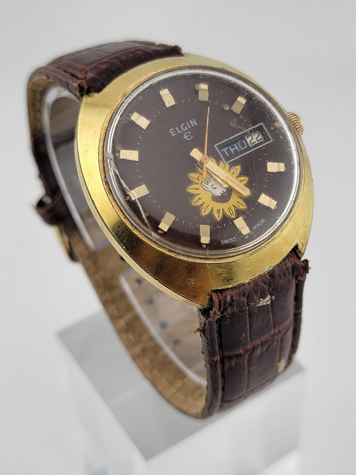1970s Elgin Watch - Etsy