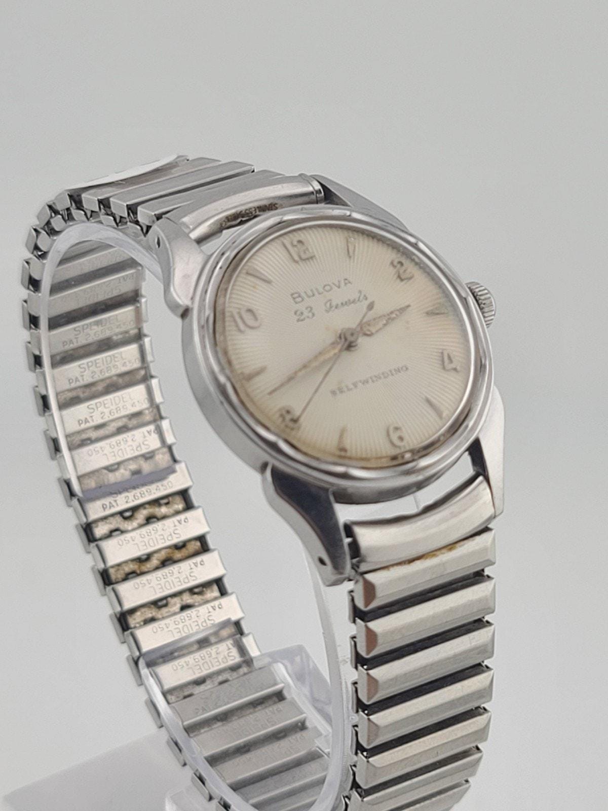 Bulova 23 jewel automatic watch - Etsy 日本