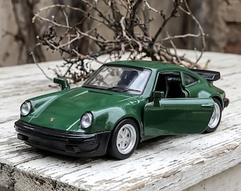 Personalized 1:36 Vintage Porsche 911 Diecast Car Model Custom License Plate Engraved Gift for Him Husband Boyfriend Desk Decor
