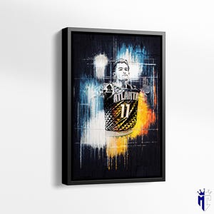 Trae Young Poster, Atlanta Hawks Wandkunst, Basketball Poster, NBA Legends Print, Sport Wohnkultur, gerahmte Poster, motivierende Mannhöhlenkunst