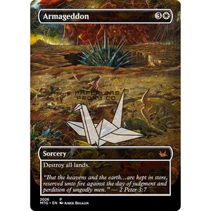 armageddon card mtg Destroy all lands. Sold at Auction: 1994 MTG