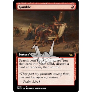 gamble mtg card Proxy then shuffle. Gamble · Dominaria Remastered (DMR)
