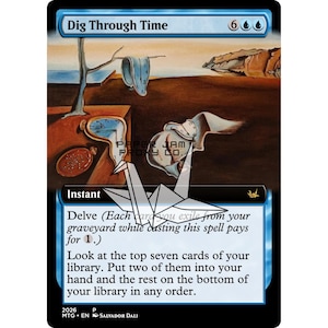 MTG "Dig Through Time" Proxy Art Print (digital nedladdning)