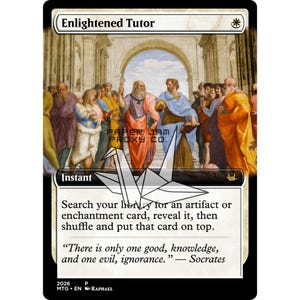 MTG "Enlightened Tutor" Proxy Art Print (digital nedladdning)