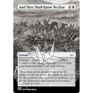MTG "Och de skall inte känna någon fruktan" Proxy Art Print (digital nedladdning)