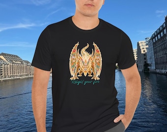 Dragon Graphic T-Shirt | Fantasy Dragon Shirt | Relight Your Fire Tee | Mythical Creature T-Shirt | Fantasy Lover Gift | Gothic Graphic Tee