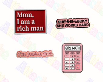 Girly Motivation 3M Metal Sticker - Waterproof Metal Enamel Laptop & Phone Charm