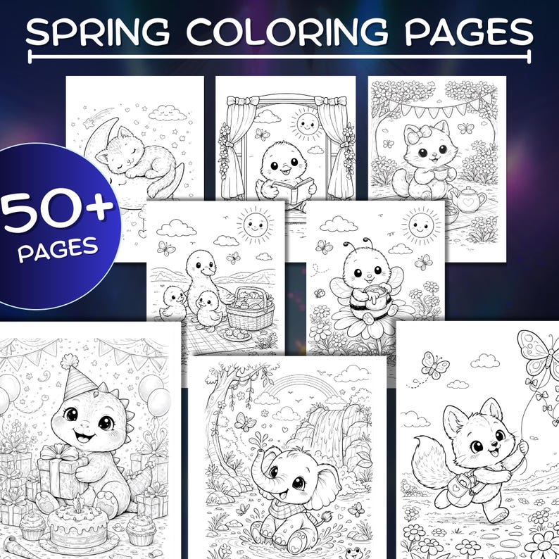 Spring Coloring Pages, Spring Coloring Book, Animal Coloring Pages, Spring Coloring Sheets, Easter Coloring Pages, Kids Spring Activities, easter activity, easter coloring, spring activity, spring activity kids, spring coloring book, spring coloring kids, spring coloring page, animal coloring book, coloring printables, spring game, kids coloring pages, printable activity, spring printable