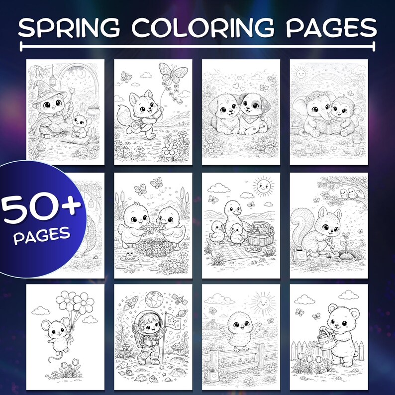 Spring Coloring Pages, Spring Coloring Book, Animal Coloring Pages, Spring Coloring Sheets, Easter Coloring Pages, Kids Spring Activities, easter activity, easter coloring, spring activity, spring activity kids, spring coloring book, spring coloring kids, spring coloring page, animal coloring book, coloring printables, spring game, kids coloring pages, printable activity, spring printable