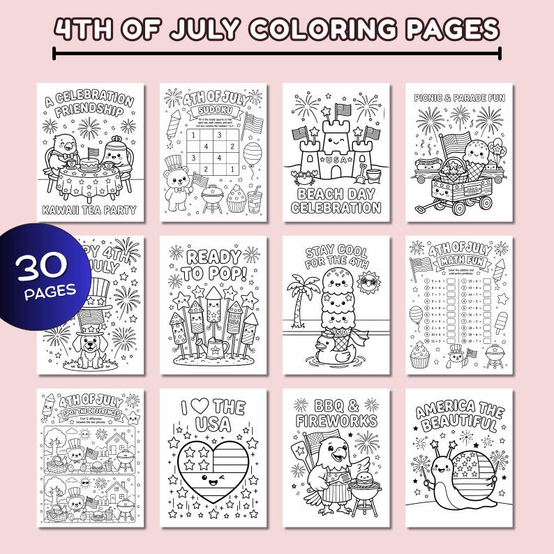 july 4th coloring, 4th of july coloring, patriotic coloring, 4th of july activity, summer coloring book, kids summer coloring, summer coloring page, coloring printables, coloring sheets kids, july 4th printables, independence day, kids coloring pages, printable july 4th