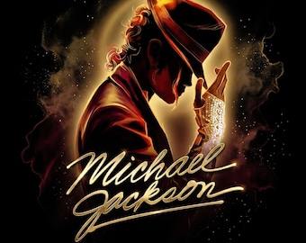Michael Jackson Zestaw 1 DTF Halftone | Nadruk na koszulce do prasowania | Gotowy do druku