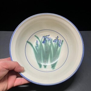Ruthann Maze Iris Studio Pottery Deep Serving Bowl Boulder CO