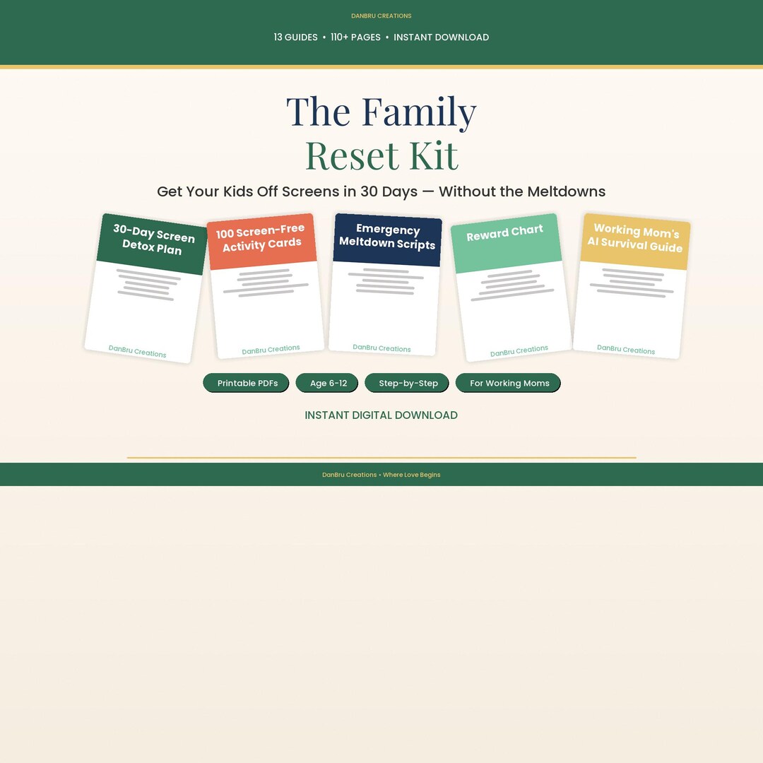 The Family Reset Kit - Etsy