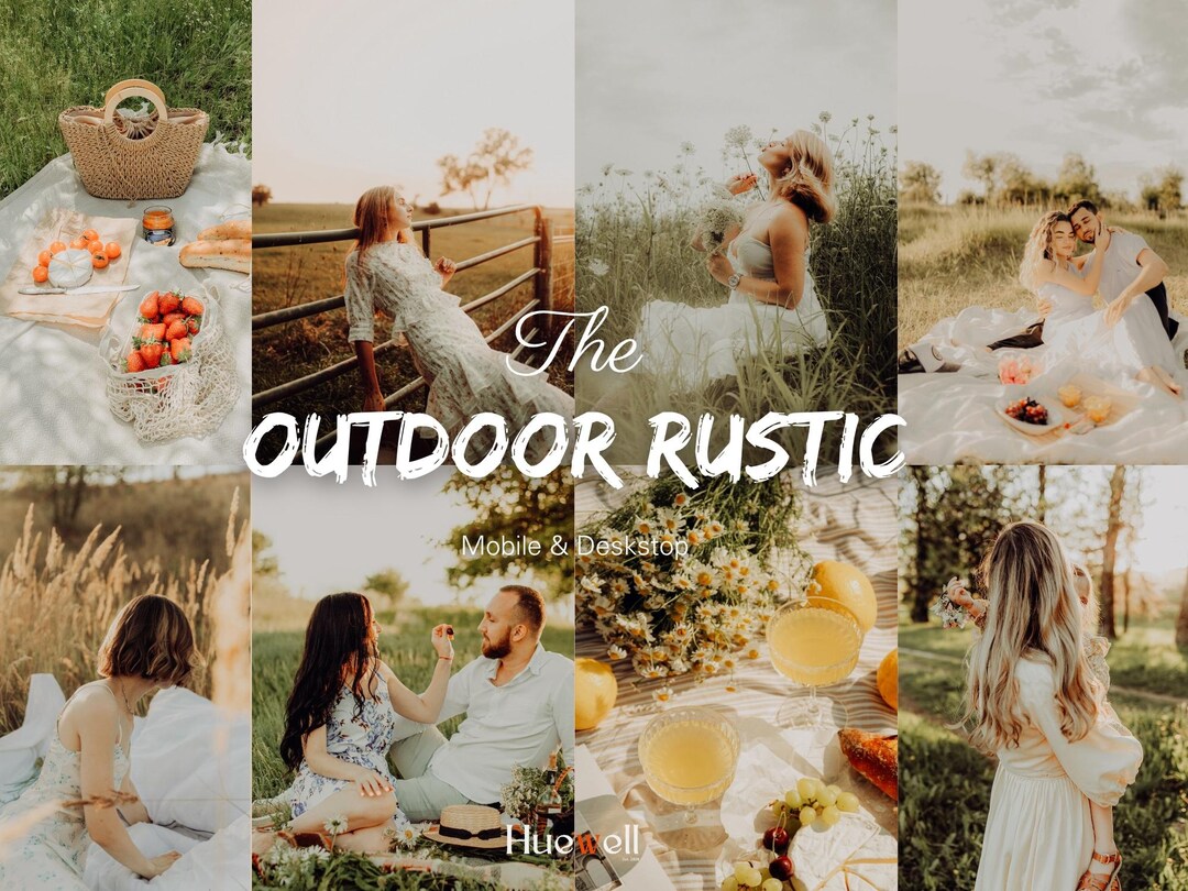 Rustic Photo Filter 10 OUTDOOR RUSTIC Lightroom Presets, Mobile & Desktop, Brown, Warm ...