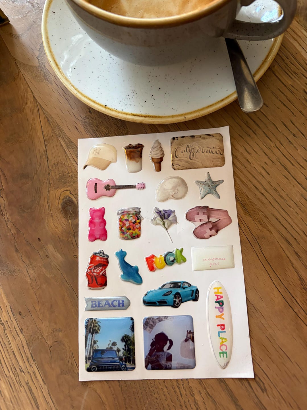 California Girl Sticker Pack, Beach Aesthetic Stickers, Cute Summer ...