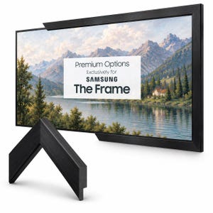 Samsung The Frame用カスタムTVフレームベゼル｜ブラックTVフレーム｜ハンドメイドTVベゼル｜ウォールアートTVフレーム