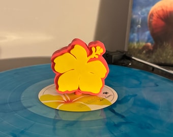 Topper per disco in vinile "Midnight Sun Flower"