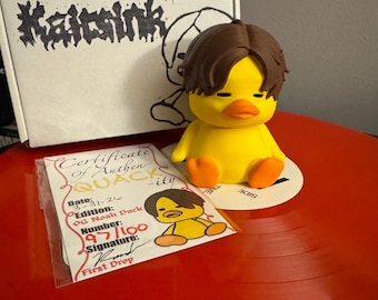 Copridisco in vinile a forma di anatra