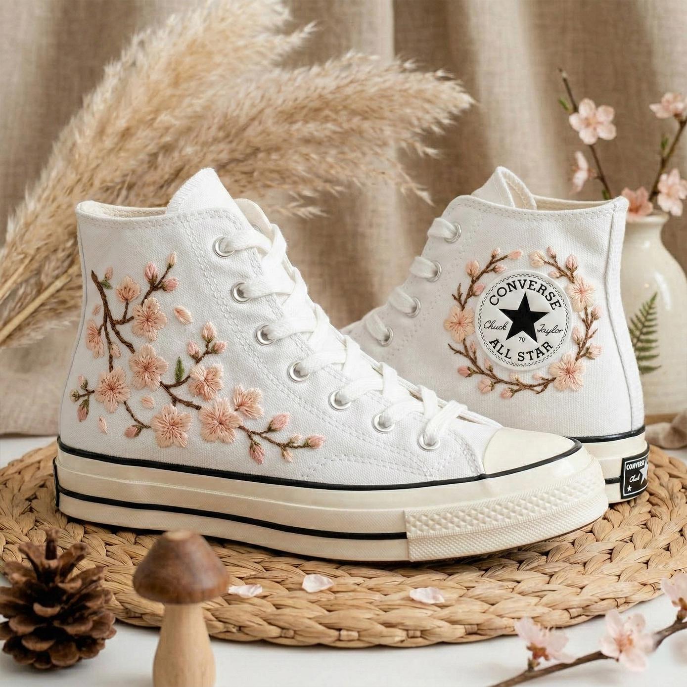 Cherry Blossom Sneakers - Etsy